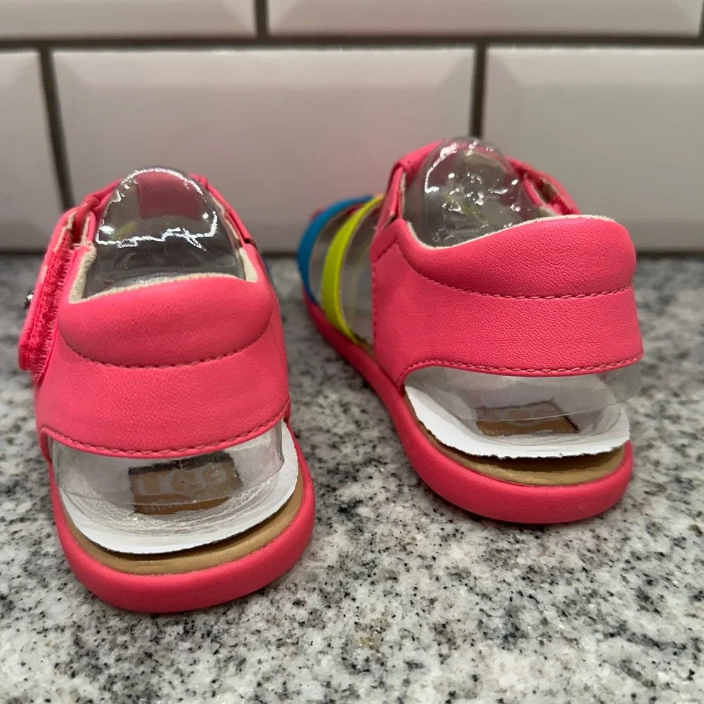 UGG‎ Kids Pink Yellow Blue Strap Sandals Fisherman Summer Beach Toddler 6/7